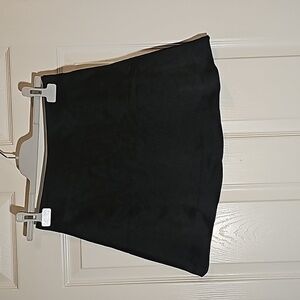Lyaner Black Silky Mini Skirt Size S 27 inch waist